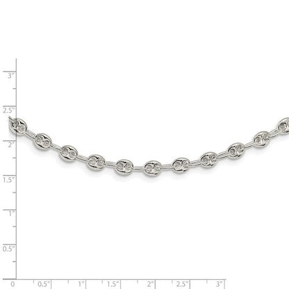 Sterlingsilber Poliert Fantasieglieder Halskette