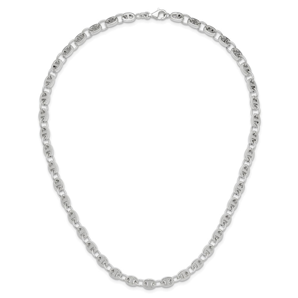 Sterlingsilber Poliert Fantasieglieder 18 Zoll Halskette