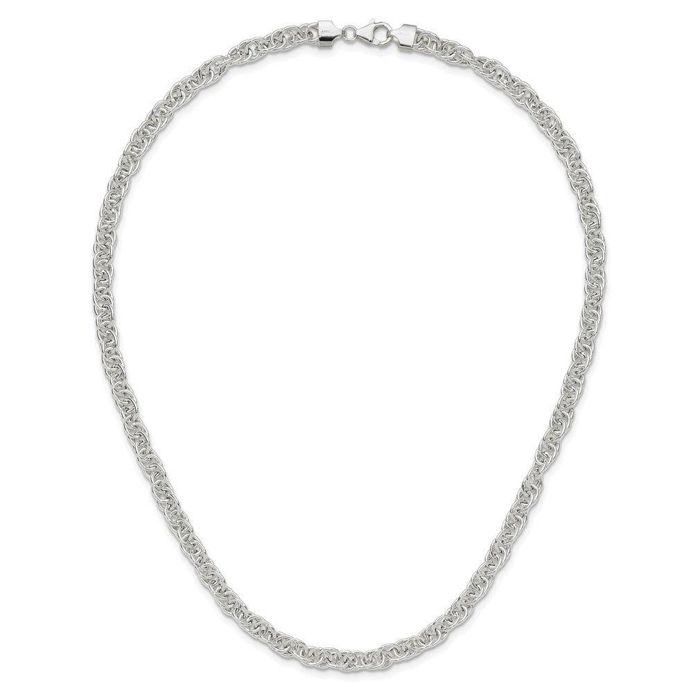 Sterlingsilber Poliert Fantasieglieder Halskette