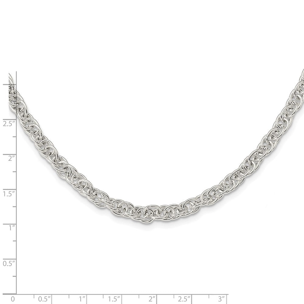Sterlingsilber Poliert Fantasieglieder Halskette
