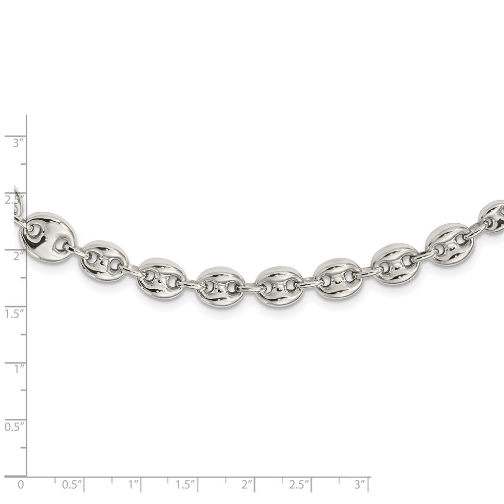 Sterlingsilber Poliert Fantasieglieder 18 Zoll Halskette