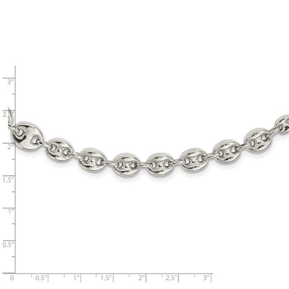 Sterlingsilber Poliert Fantasieglieder 18 Zoll Halskette