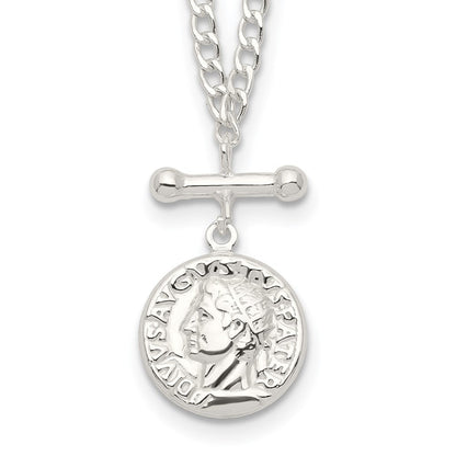Sterlingsilber Replica Roman Münze Halskette
