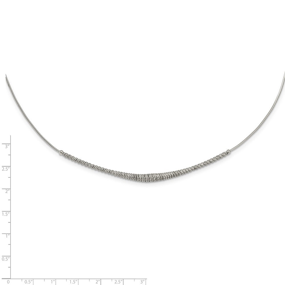 Sterlingsilber Rhodiniert Fantasie Abgestuft Halskette