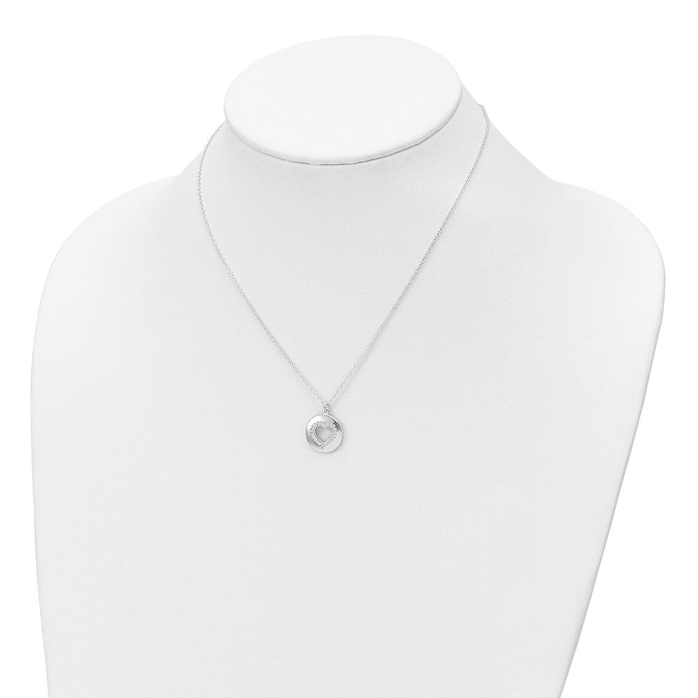 Sterlingsilber 3 Zirkonia Pendants All 16 (necklace Set)