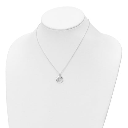 Sterlingsilber 3 Zirkonia Pendants All 16 (necklace Set)