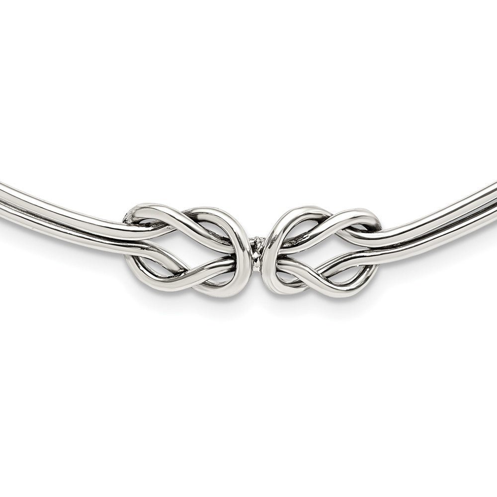 Sterlingsilber Poliert Geknotet Neck Kragen