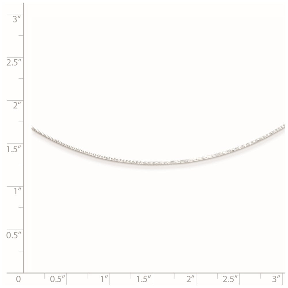 Sterlingsilber Fantasie 1mm Neckwire