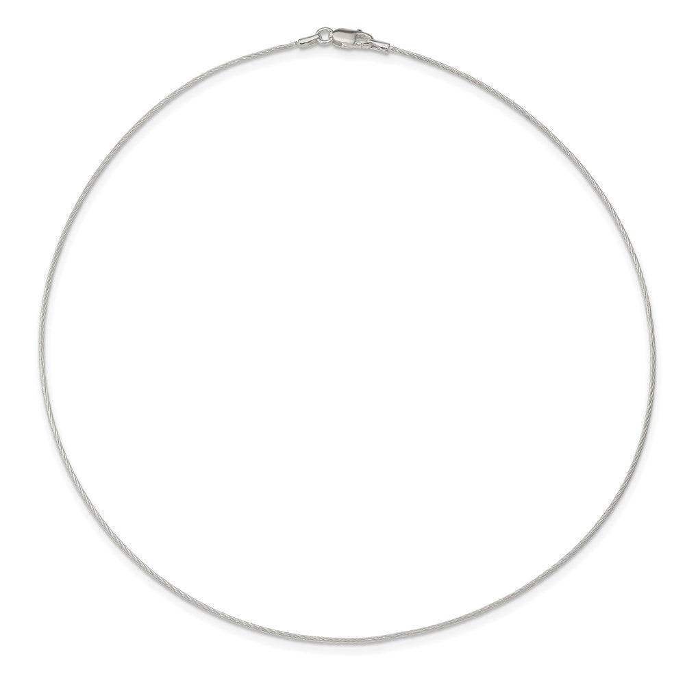 Sterlingsilber Fantasie 1mm Neckwire