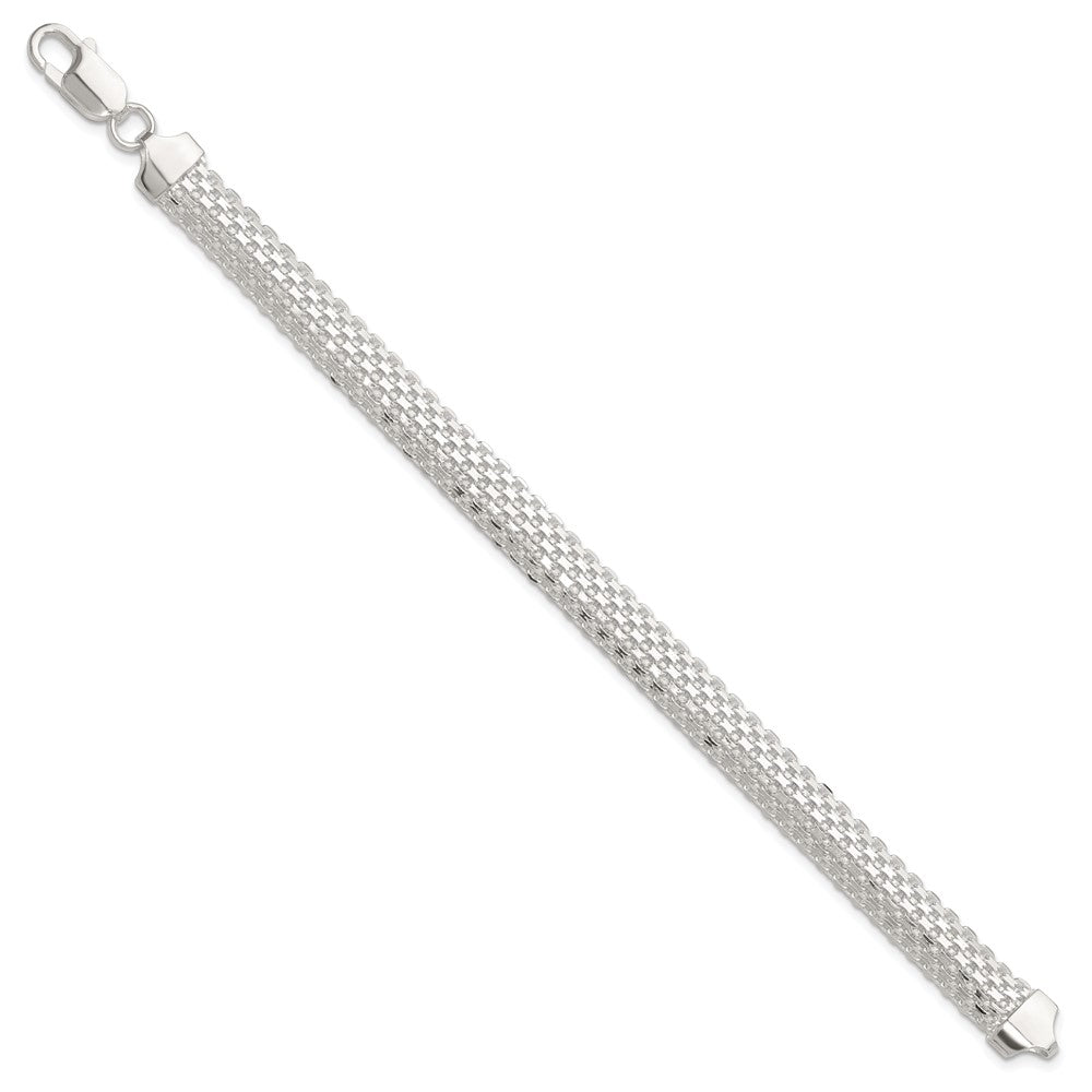 Sterlingsilber Poliert 8.5mm Bismark 7 Zoll Armband