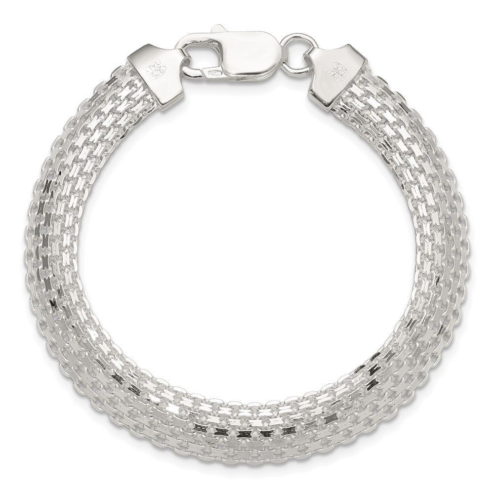 Sterlingsilber Poliert 8.5mm Bismark 7 Zoll Armband