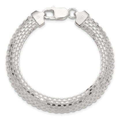 Sterlingsilber Poliert 8.5mm Bismark 7 Zoll Armband