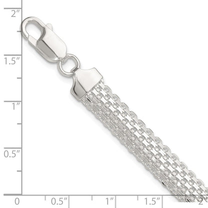 Sterlingsilber Poliert 8.5mm Bismark 7 Zoll Armband