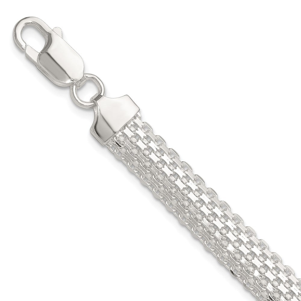 Sterlingsilber Poliert 8.5mm Bismark 7 Zoll Armband