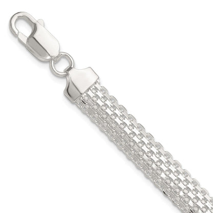 Sterlingsilber Poliert 8.5mm Bismark 7 Zoll Armband