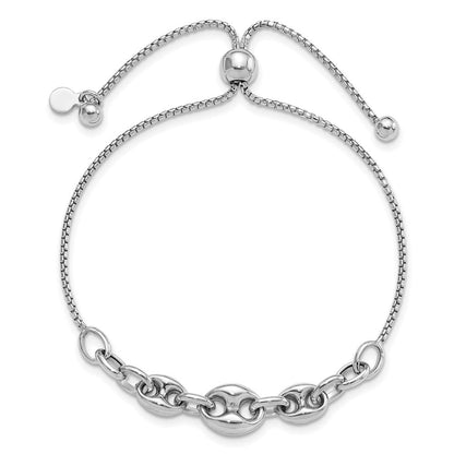 Sterlingsilber Rhodiniert Fantasie Verstellbar Armband