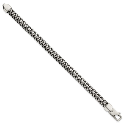 Sterlingsilber Antikisiert Poliert 8.25mm Gliederarmband