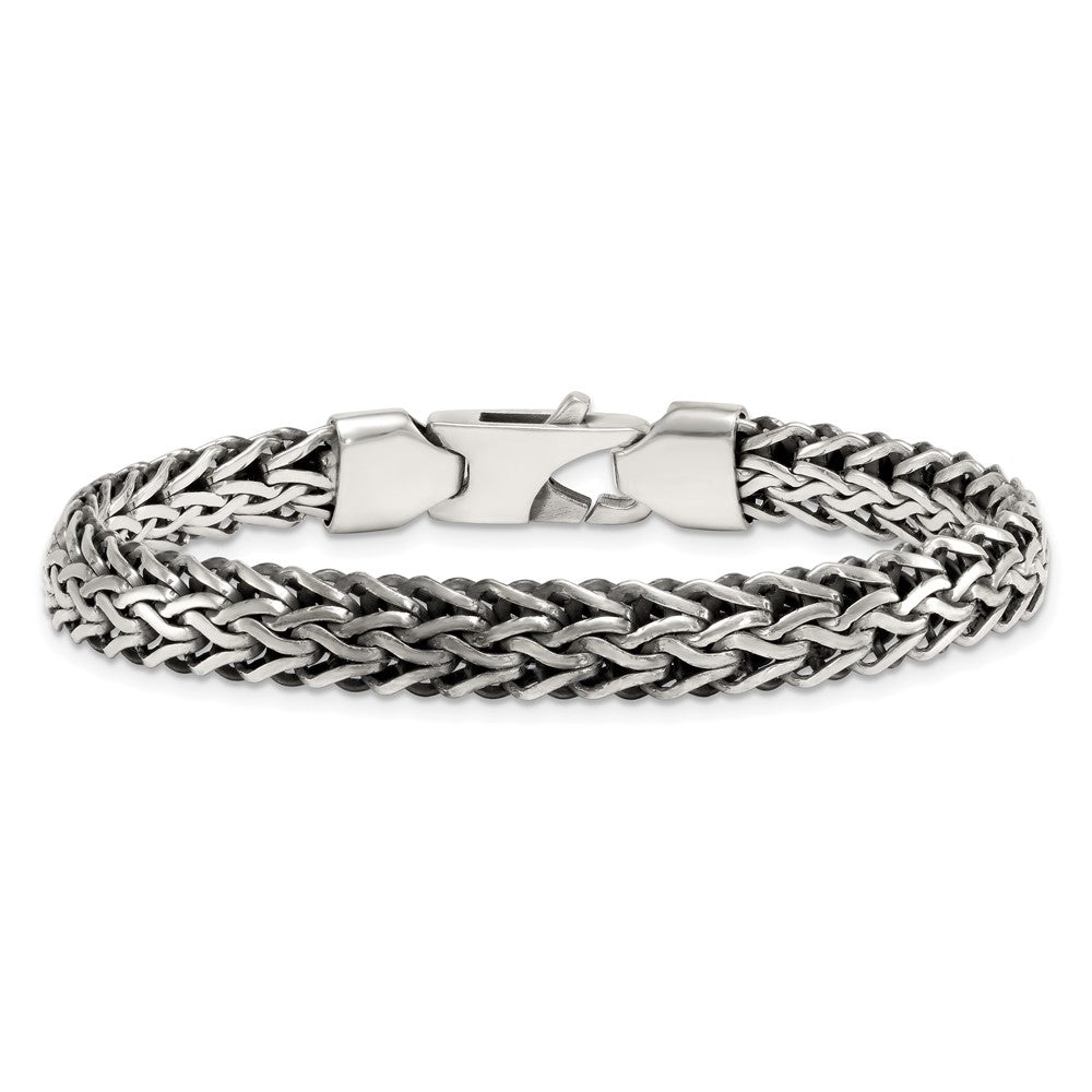 Sterlingsilber Antikisiert Poliert 8.25mm Gliederarmband