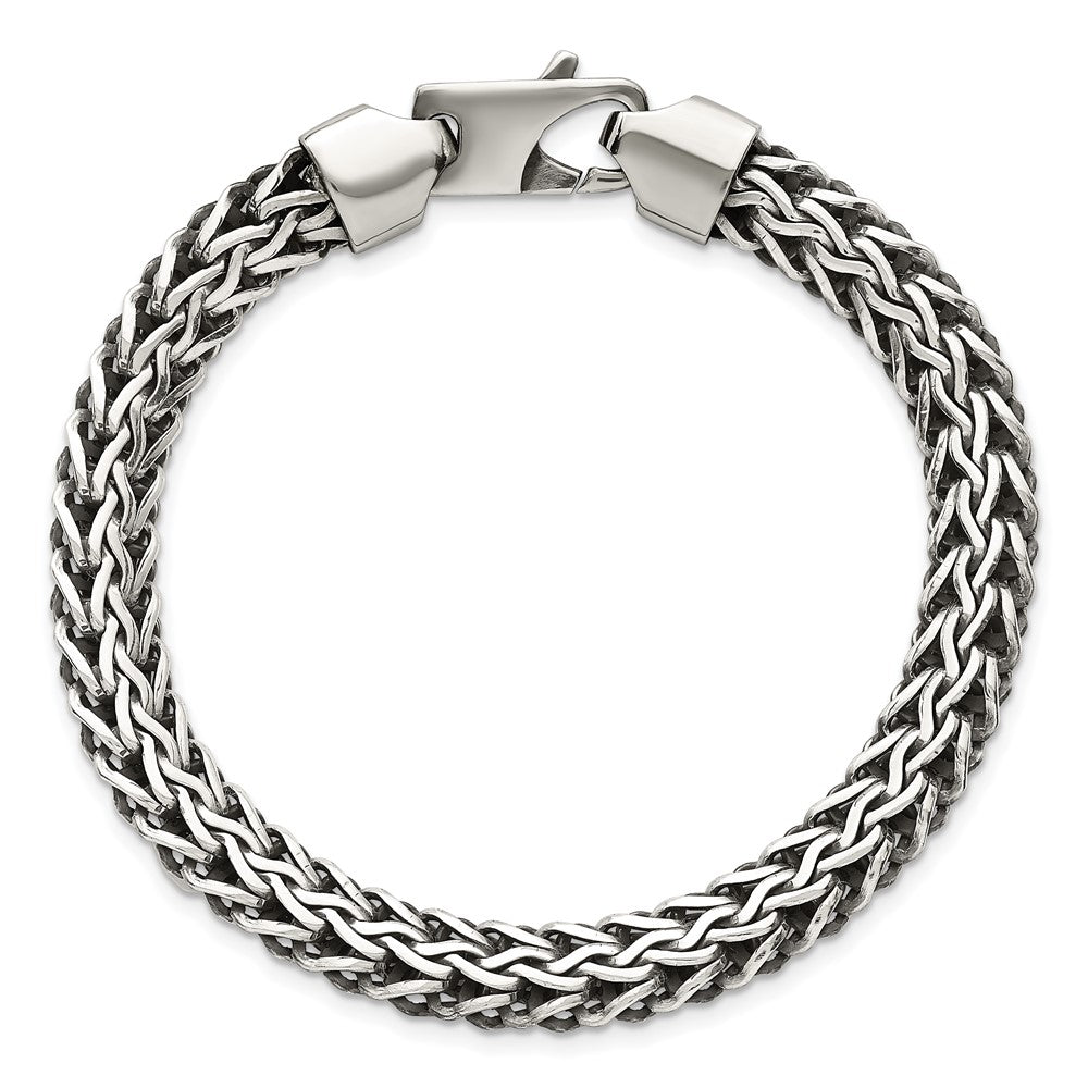 Sterlingsilber Antikisiert Poliert 8.25mm Gliederarmband