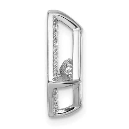 Sterlingsilber Rhodiniert Lebhaft Zirkonia Lila Emaille Kette Anhänger