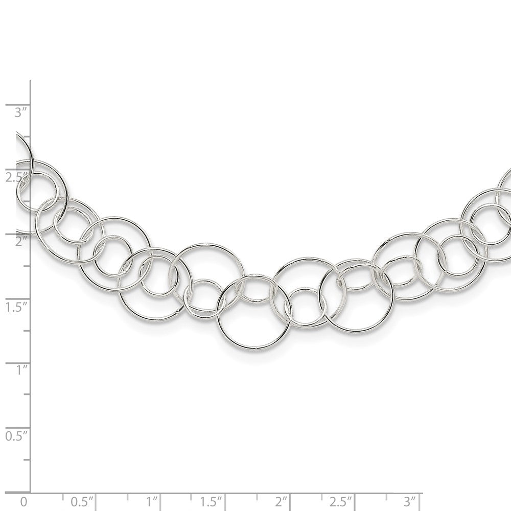 Sterlingsilber Fantasieglieder Halskette