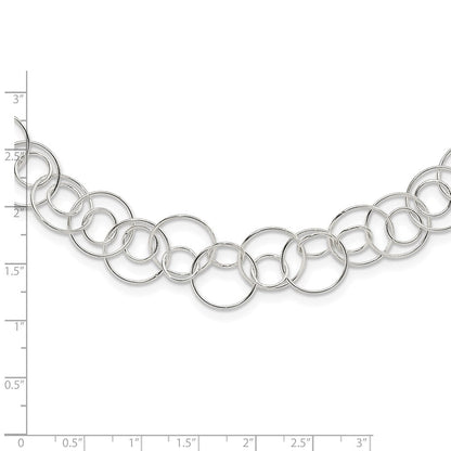 Sterlingsilber Fantasieglieder Halskette