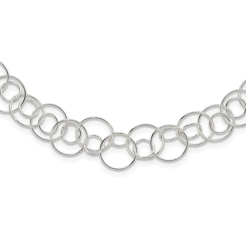 Sterlingsilber Fantasieglieder Halskette