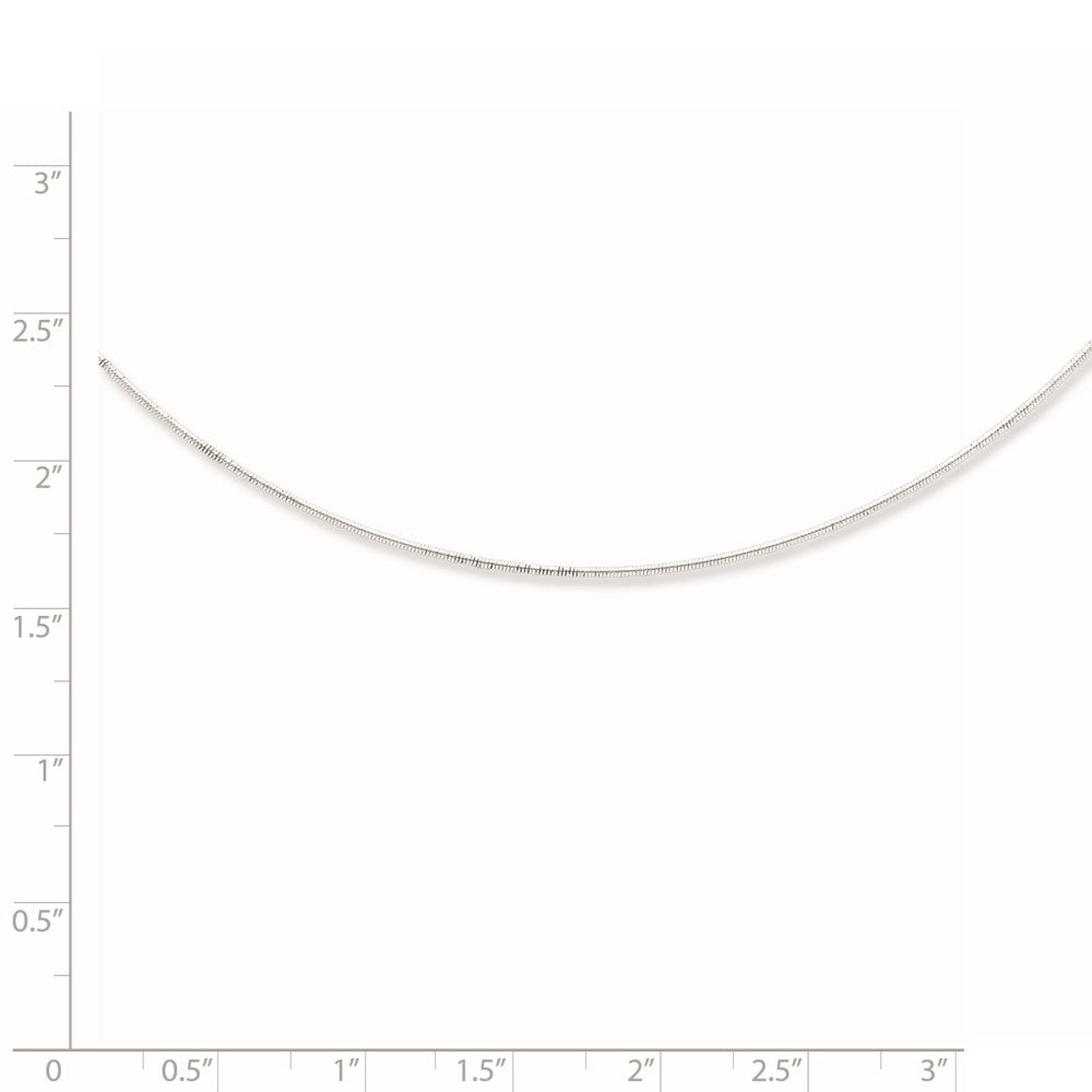 Sterlingsilber 1mm Neckwire