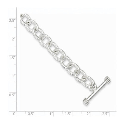 Sterlingsilber Poliert Fantasieglieder Knebel Gliederarmband