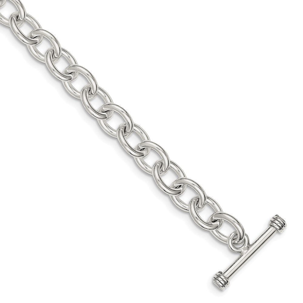 Sterlingsilber Poliert Fantasieglieder Knebel Gliederarmband