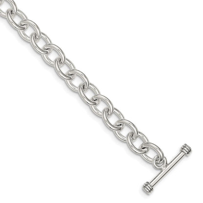 Sterlingsilber Poliert Fantasieglieder Knebel Gliederarmband