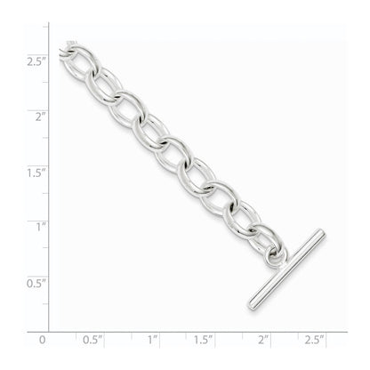 Sterlingsilber Poliert Fantasieglieder Knebel Gliederarmband