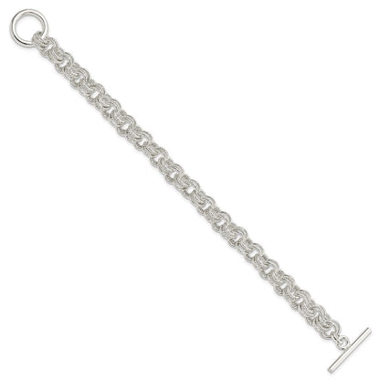 Sterlingsilber Poliert Fantasieglieder Knebel Gliederarmband