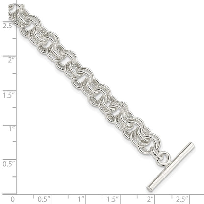 Sterlingsilber Poliert Fantasieglieder Knebel Gliederarmband