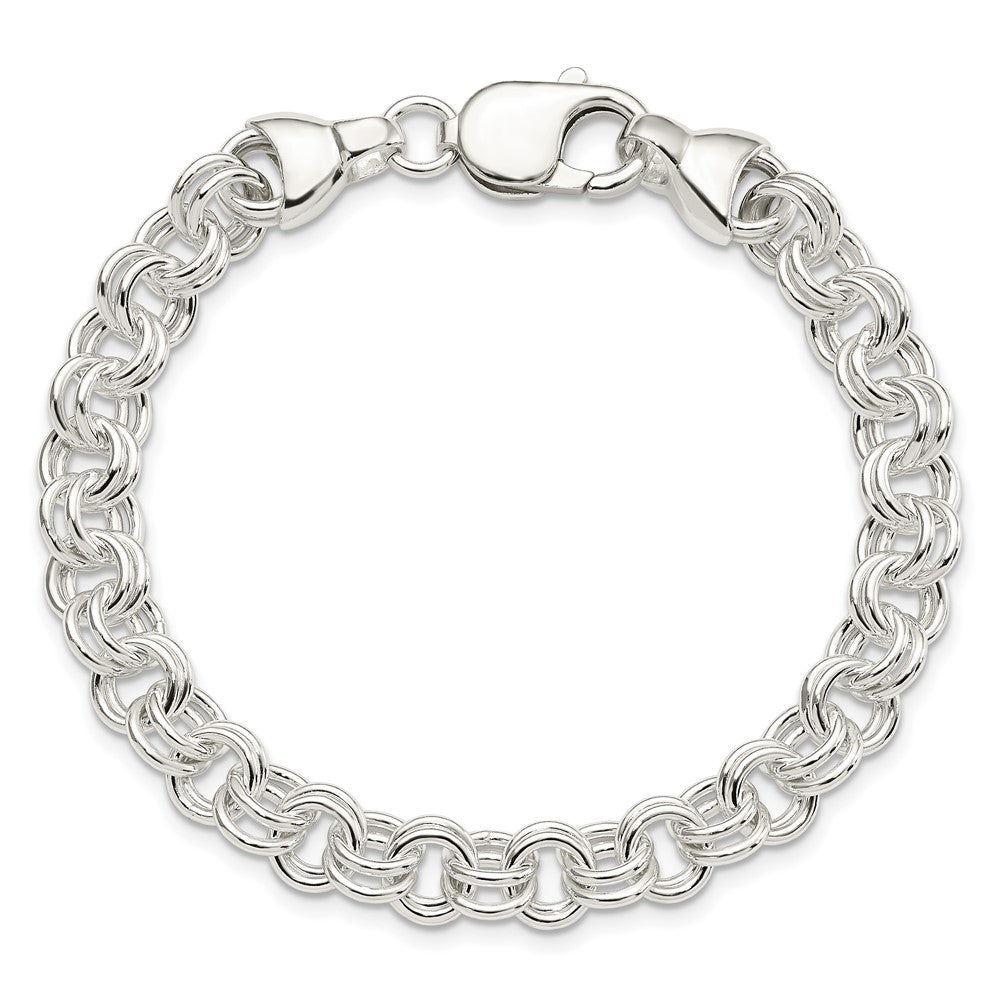 7.5 Zoll Sterlingsilber 7.5inch Doppelt Glieder Armband