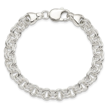 7.5 Zoll Sterlingsilber 7.5inch Doppelt Glieder Armband
