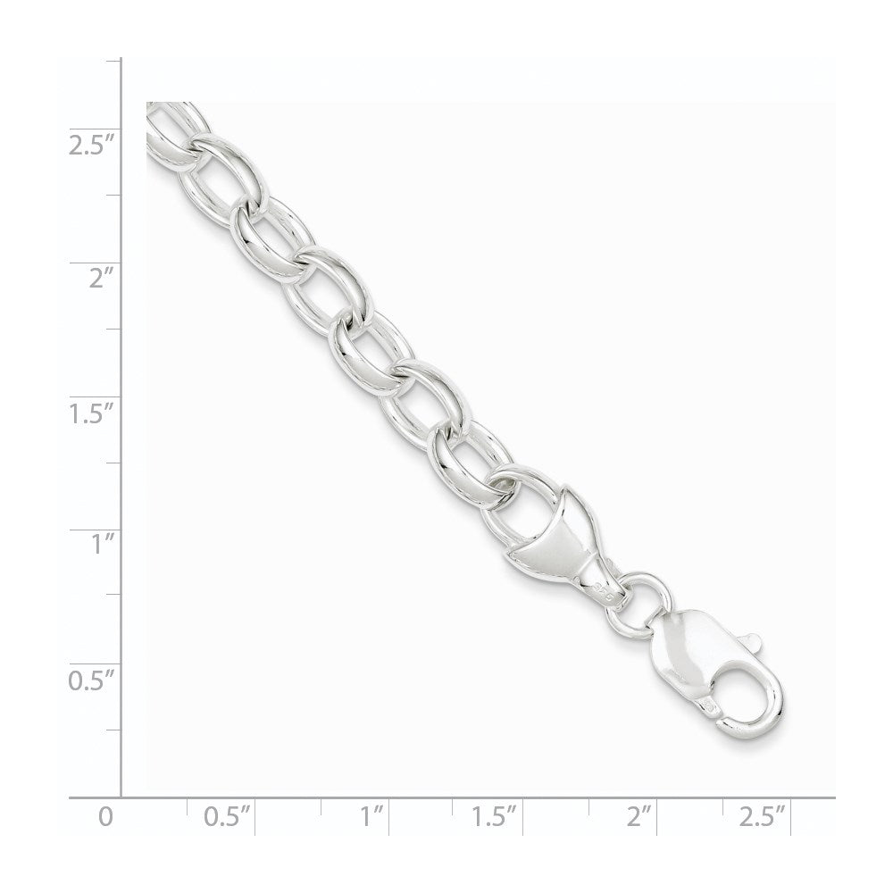 Sterlingsilber Fantasieglieder Gliederarmband