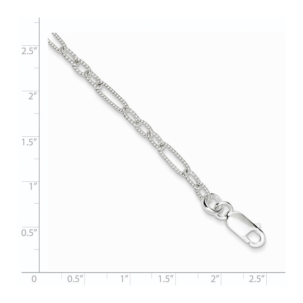 7.5 Zoll Sterlingsilber 7.5inch Fantasieglieder Armband