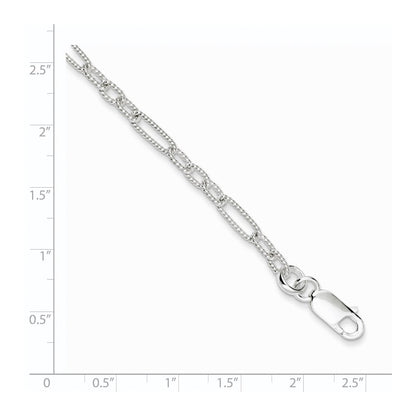 7.5 Zoll Sterlingsilber 7.5inch Fantasieglieder Armband