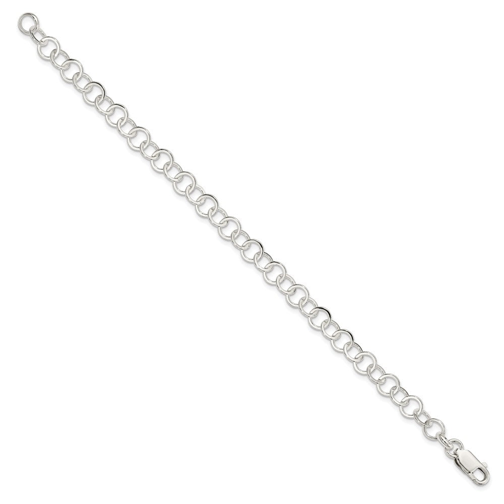 7.5 Zoll Sterlingsilber 7.5inch Fantasieglieder Armband