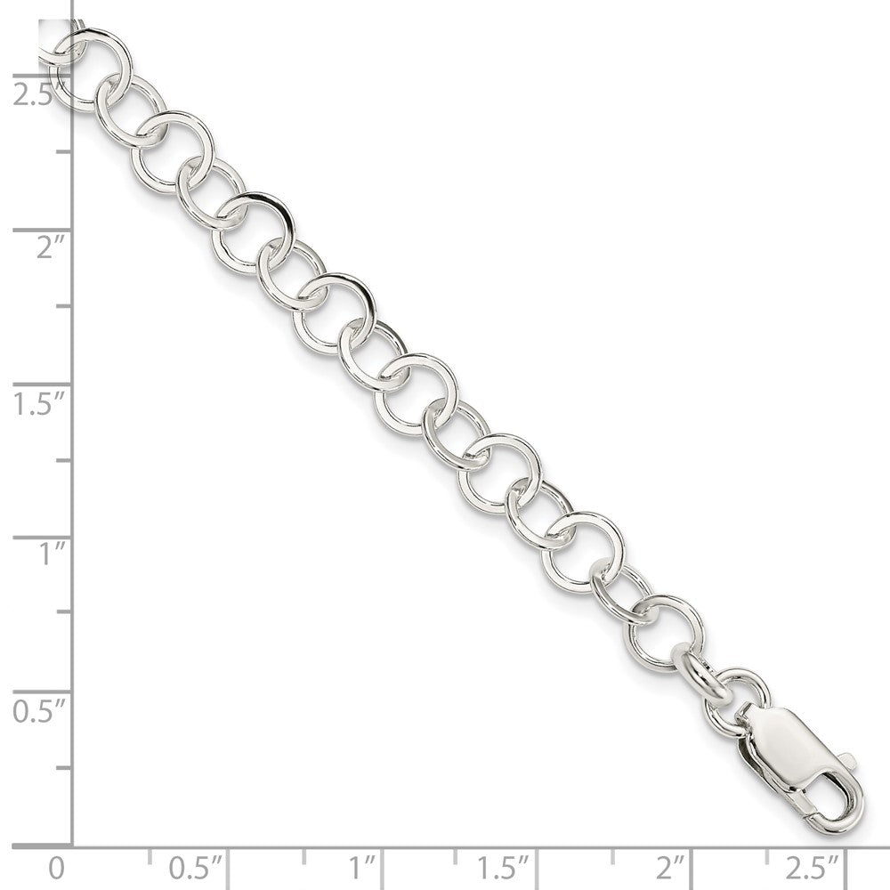 7.5 Zoll Sterlingsilber 7.5inch Fantasieglieder Armband