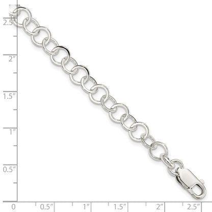 7.5 Zoll Sterlingsilber 7.5inch Fantasieglieder Armband