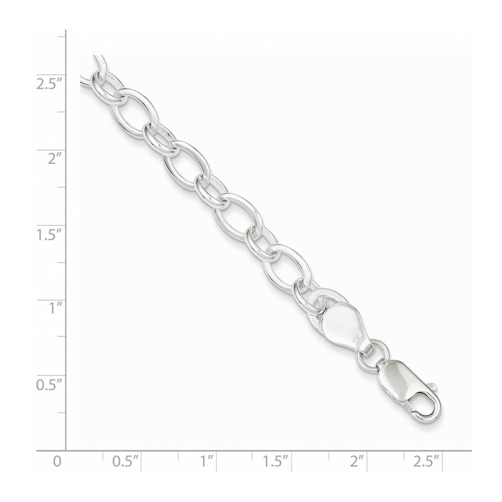 8.5 Zoll Sterlingsilber 8.5inch Fantasieglieder Armband