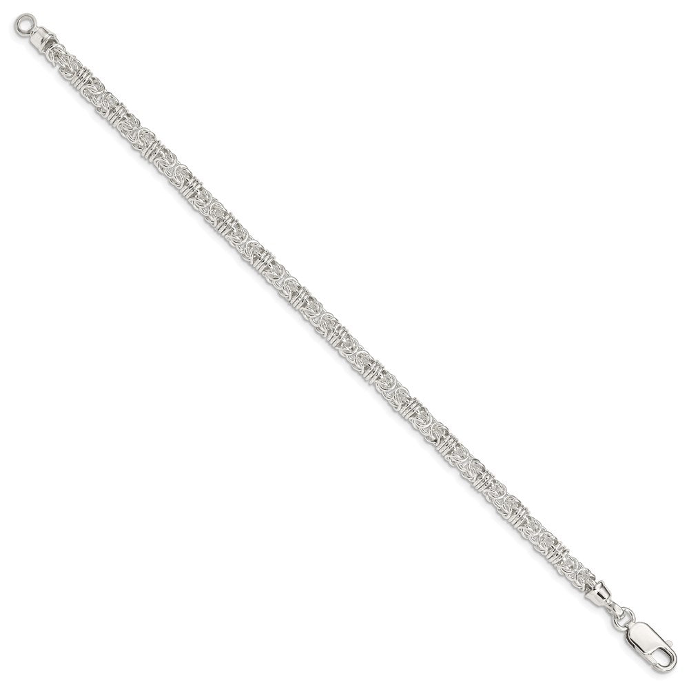 7.5 Zoll Sterlingsilber 7.5inch Poliert Fantasieglieder Armband