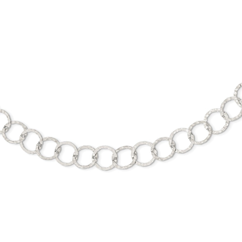 Sterlingsilber Fantasie Gehämmert Halskette