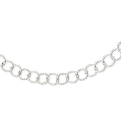Sterlingsilber Fantasie Gehämmert Halskette