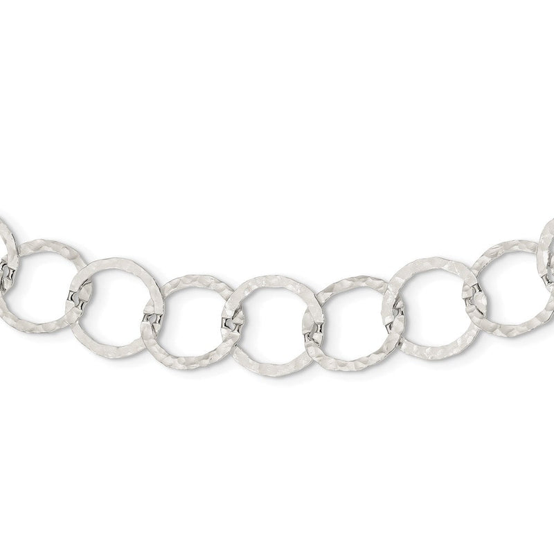 Sterlingsilber Fantasie Gehämmert Halskette