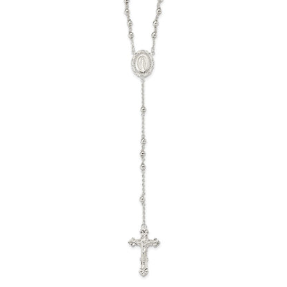 Sterlingsilber Poliert Rosenkranz Halskette