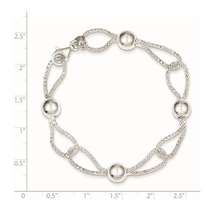 7.75 Zoll Sterlingsilber Fantasie Armband