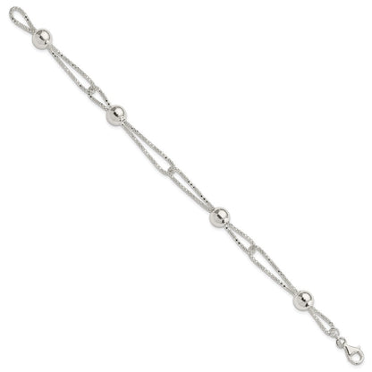 7.75 Zoll Sterlingsilber Fantasie Armband